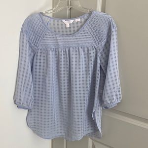 Beautiful light blue flowy top